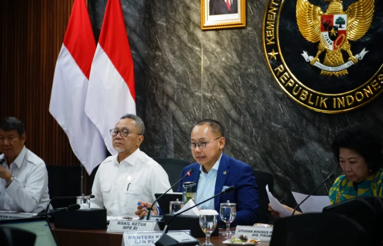 Rapat Bareng Hashim–Zulhas, Eddy Soeparno Paparkan Peta Jalan Penataan Pasar Karbon