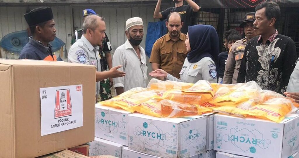 Jasa Raharja Pidie Aceh bantu korban banjir