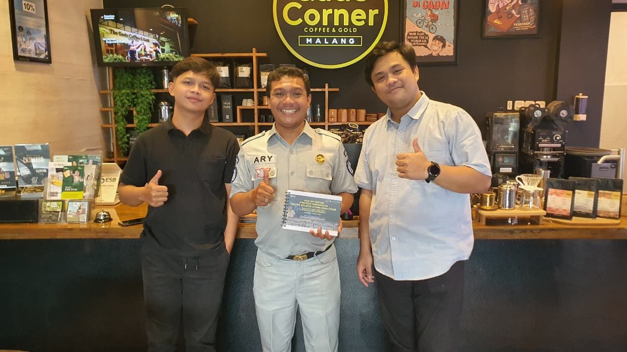 Jasa Raharja Cabang Malang Lakukan Koordinasi Merchant dengan PT Pegadaian Galeri 24 dan The Gade