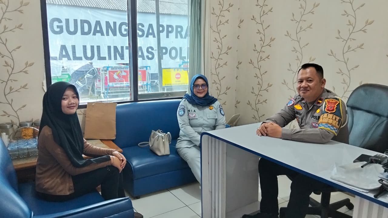PT Jasa Raharja Laksanakan Kunjungan Koordinasi ke Kanit Kamsel Polres Garut