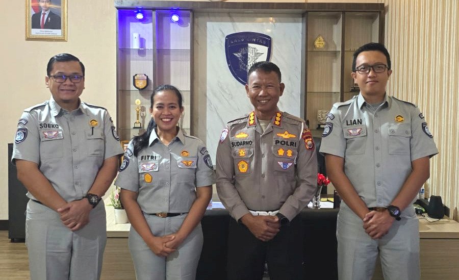 Perkuat Sinergi Antarinstansi, Jasa Raharja Bengkulu Kunjungi Ditlantas Polda Bengkulu