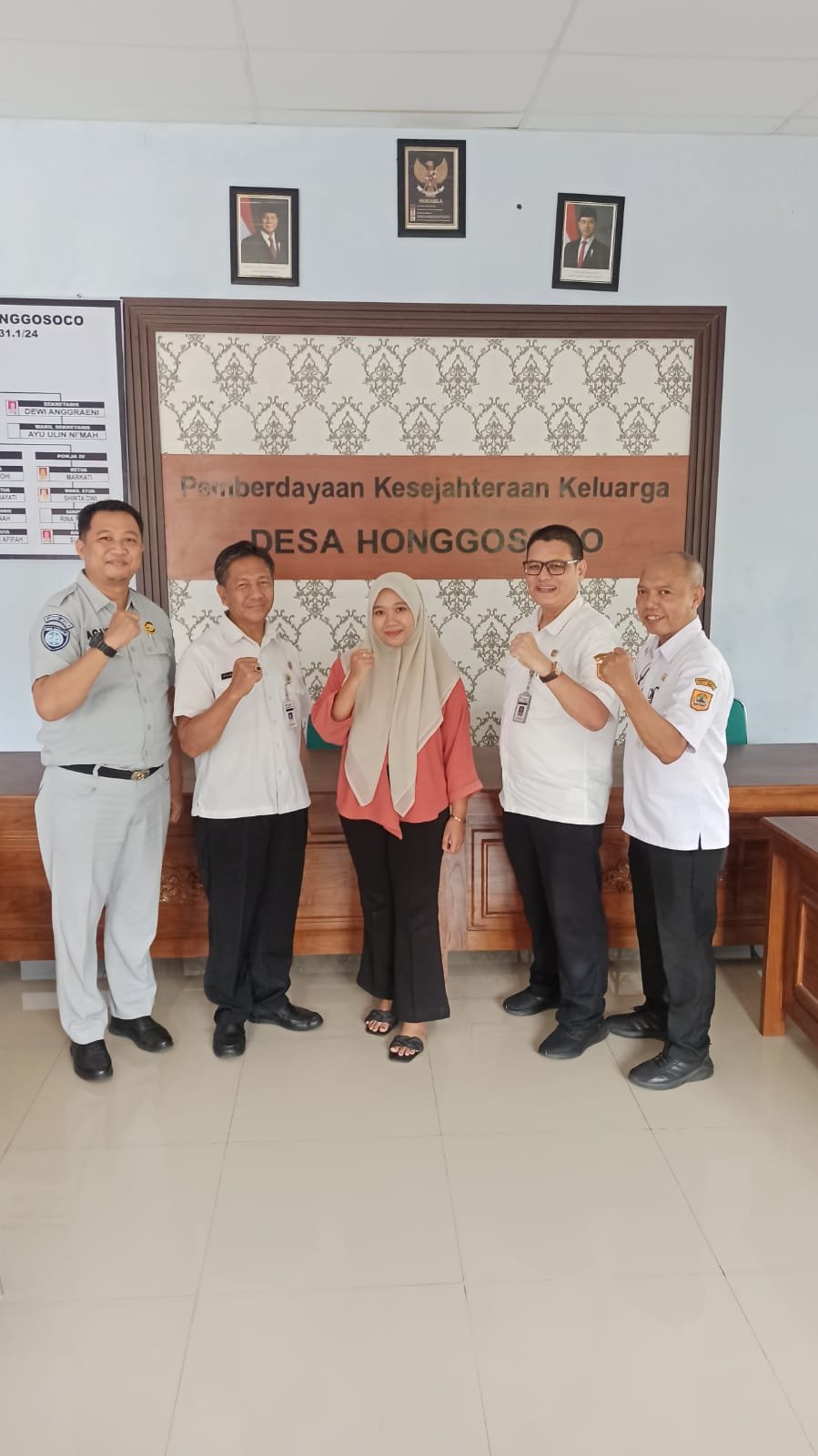 Tim Pembina Samsat Kudus Lakukan Monitoring Samsat Budiman di BUMDes Bumi Berkah Honggosoco