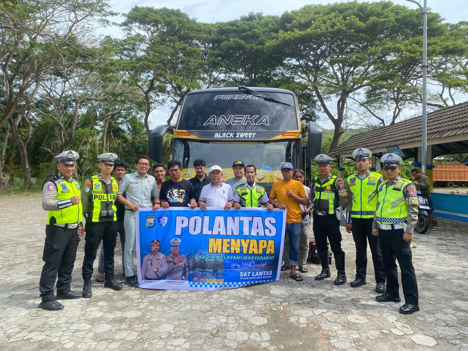 Sinergi Jasa Raharja, Satlantas, dan Dishub Gelar Inspeksi Keselamatan di Terminal Kepulauan Selayar