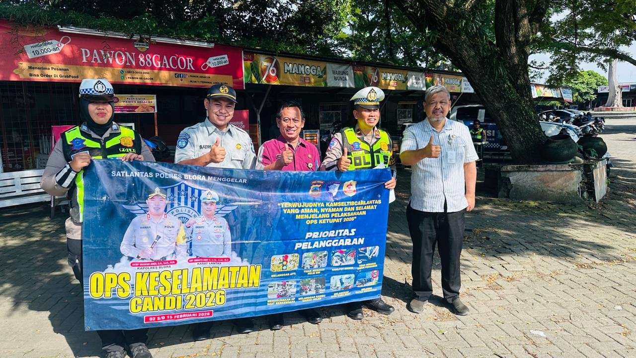 Dukung Operasi Keselamatan Candi 2026, PT Jasa Raharja Perkuat Sinergi dengan Satlantas Polres Blora