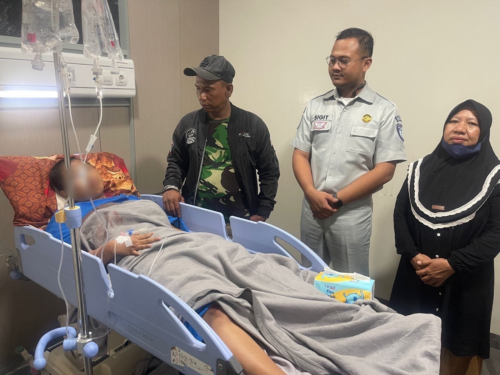 Jasa Raharja Bekasi Lakukan Kunjungan Empathy ke Korban Kecelakaan di Rumah Sakit‎