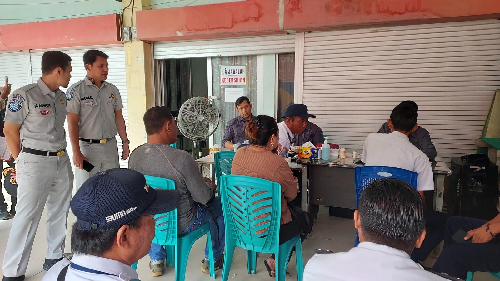 Gelar Mobile Unit Kesehatan Lalu Lintas (MUKL): Pemeriksaan Kesehatan Gratis Jasa Raharja di Pool Damri Tanjung Selor dalam Rangka Sinergi dengan Biddokes Polda Kaltara