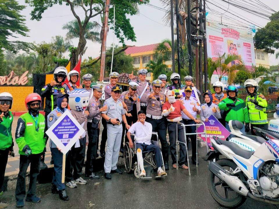 Keselamatan Dimulai dari Kesadaran: Jasa Raharja Cabang Solok Gaungkan Safety Riding di Operasi Keselamatan Singgalang 2026