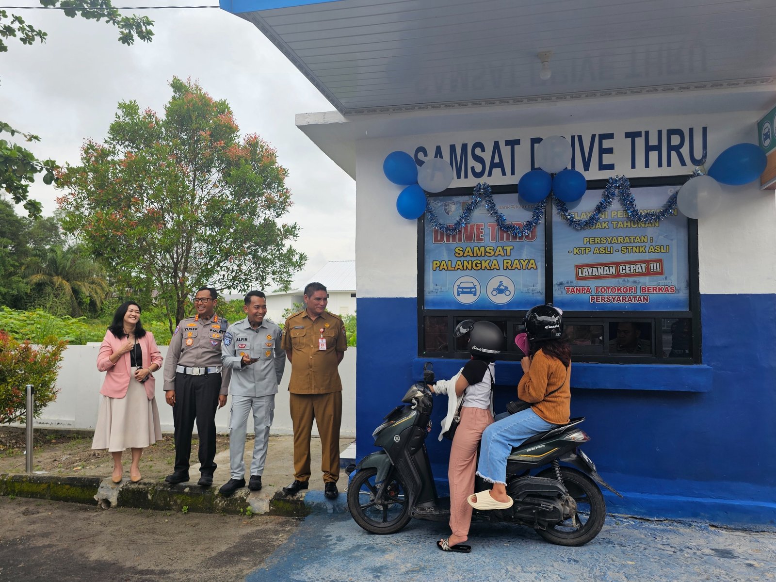 Samsat Drive Thru Resmi Diluncurkan di Palangka Raya, Layanan Pajak Kendaraan Kini Lebih Cepat dan Praktis