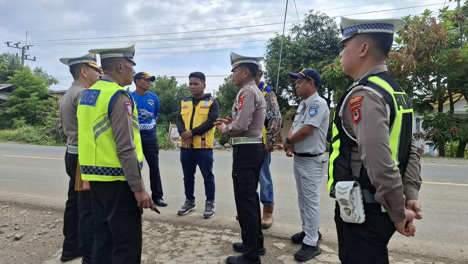 Jasa Raharja Palopo Bersama Ditlantas Polda Sulsel dan Instansi Laksanakan Survey Harkamtibmas di Kab. Luwu