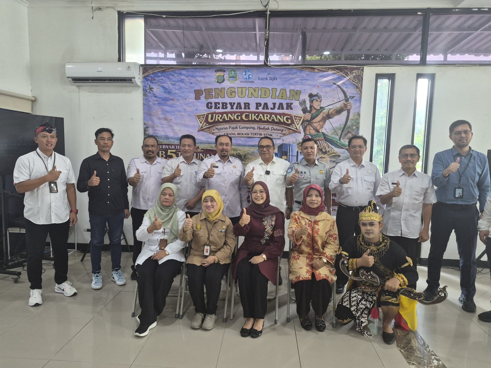 Pengundian Gebyar Pajak “Urang Cikarang” di Kantor Samsat Kab Bekasi