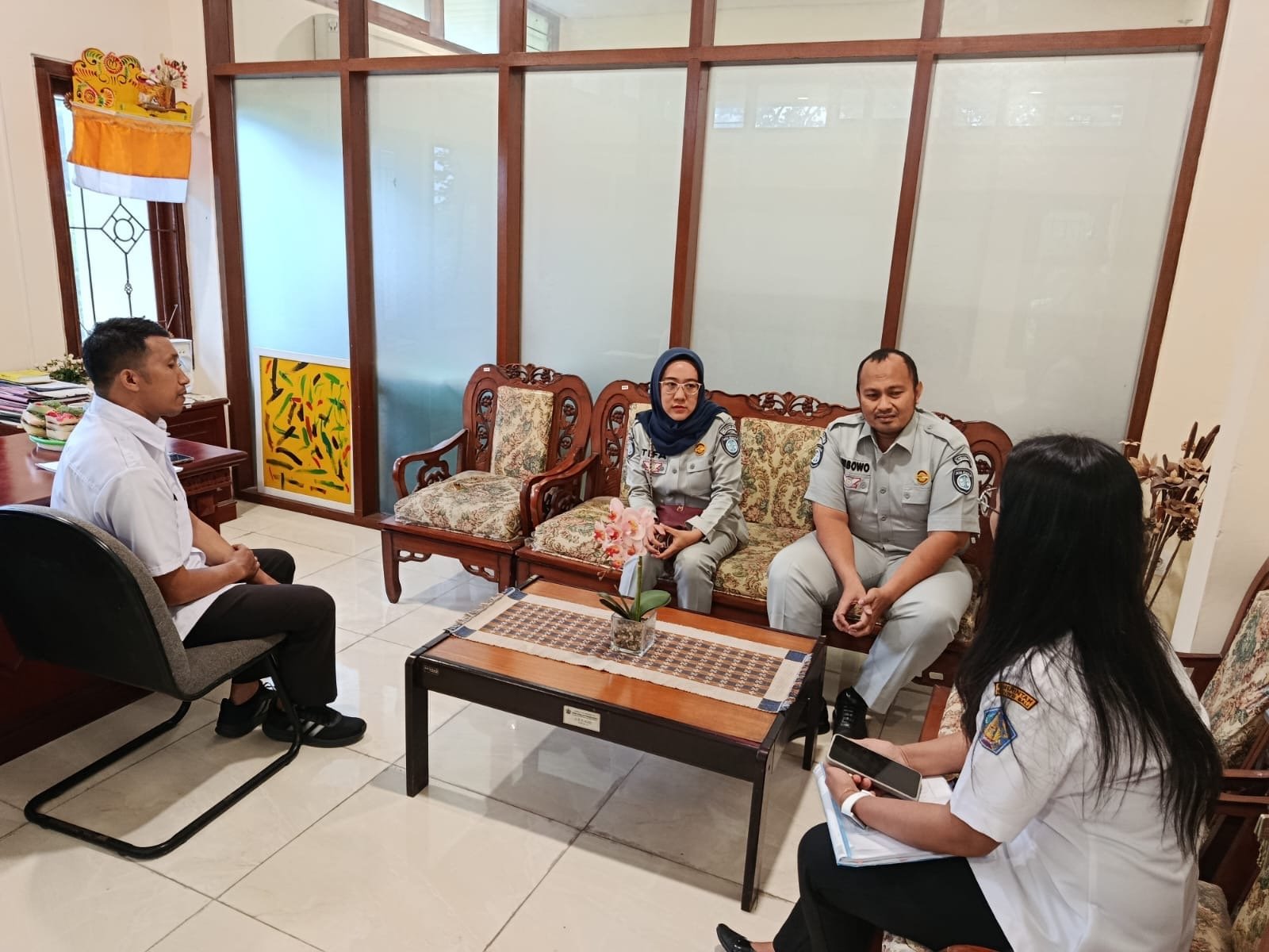 Jasa Raharja Bali Koordinasi dengan Dinas Sosial Provinsi Bali Terkait Program Apresiasi Emas bagi Wajib Pajak Patuh