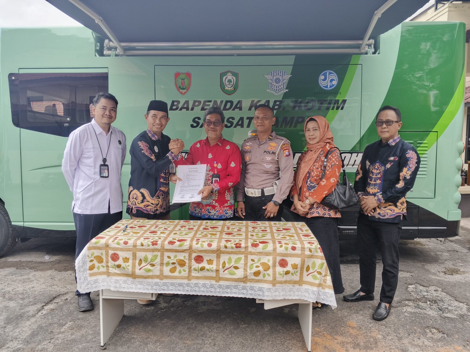 Bappenda Kotim dan Jasa Raharja Perkuat Layanan, Mobil Samkel Siap Layani Masyarakat