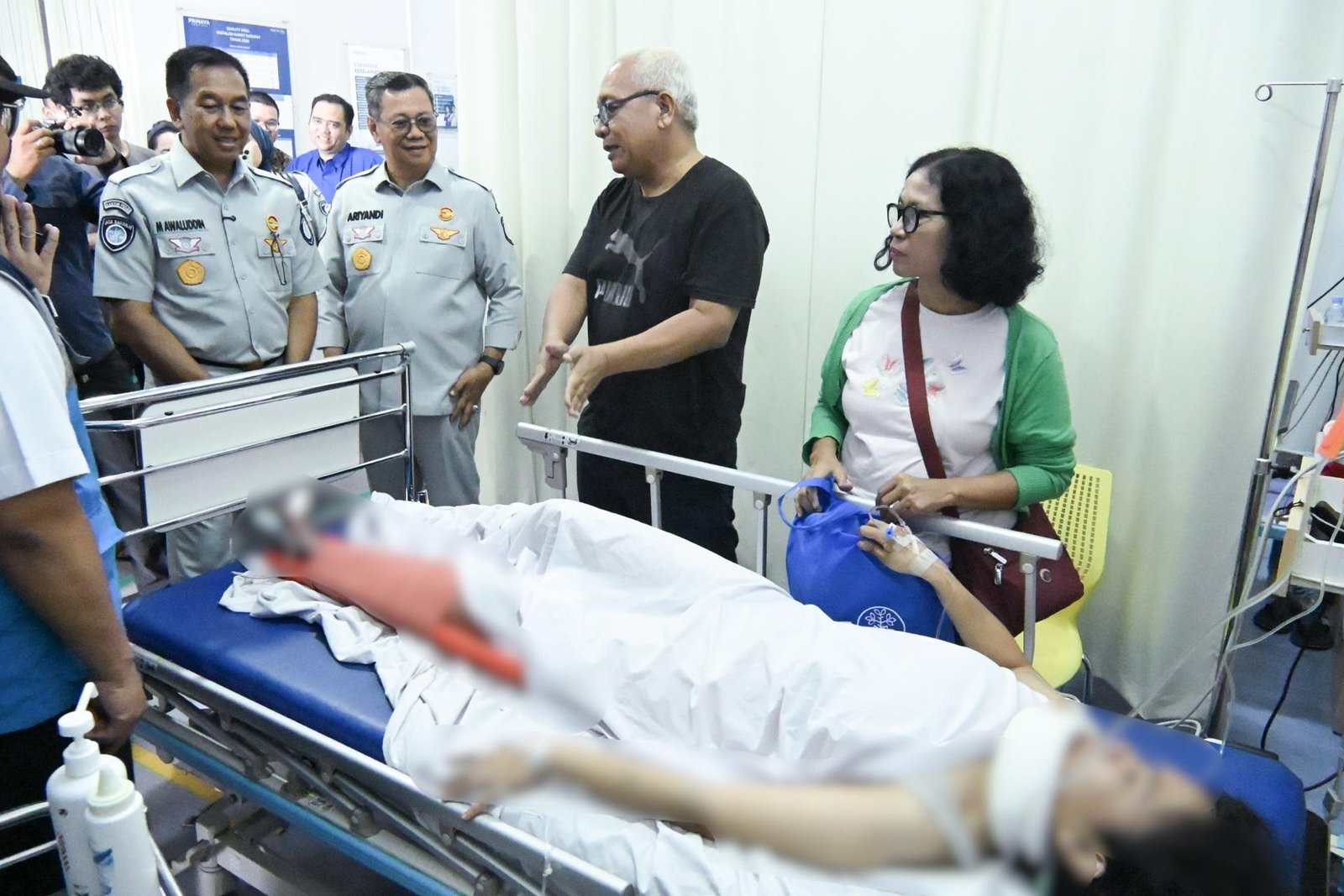 Tinjau Korban Kecelakaan Kereta di Bekasi, Jasa Raharja Telah Terbitkan Jaminan Biaya Perawatan ke 8 RS