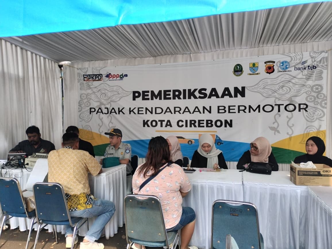 Jasa Raharja Cabang Cirebon Melaksanakan Pemeriksaan Pajak Kendaraan Bermotor dan Berikan Layanan Kesehatan Gratis Di Wilayah Cabang Cirebon
