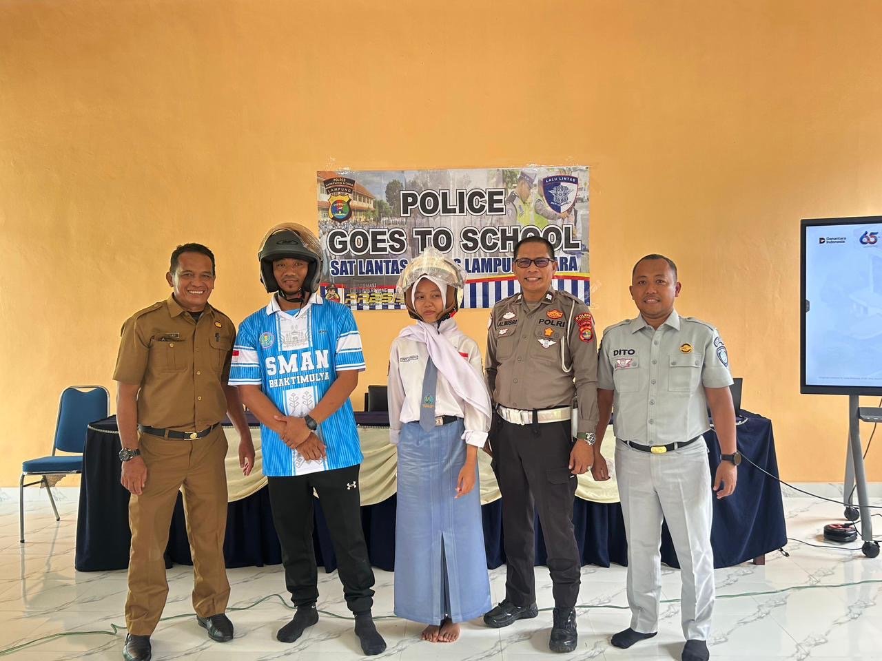 Jasa Raharja Lampung Gelar Sosialisasi di SMA Negeri Bhakti Mulia, Upaya Tekan Angka Kecelakaan Pelajar di Bunga Mayang