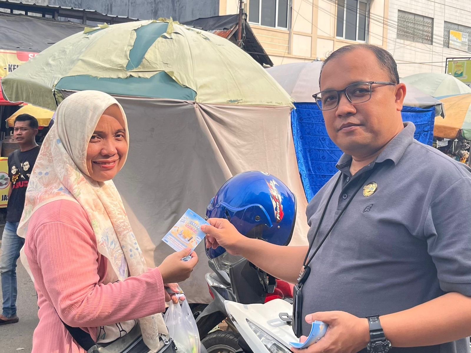 Jasa Raharja Cabang Metro Gencarkan Glorifikasi Program Gebyar Samsat di Kota Metro