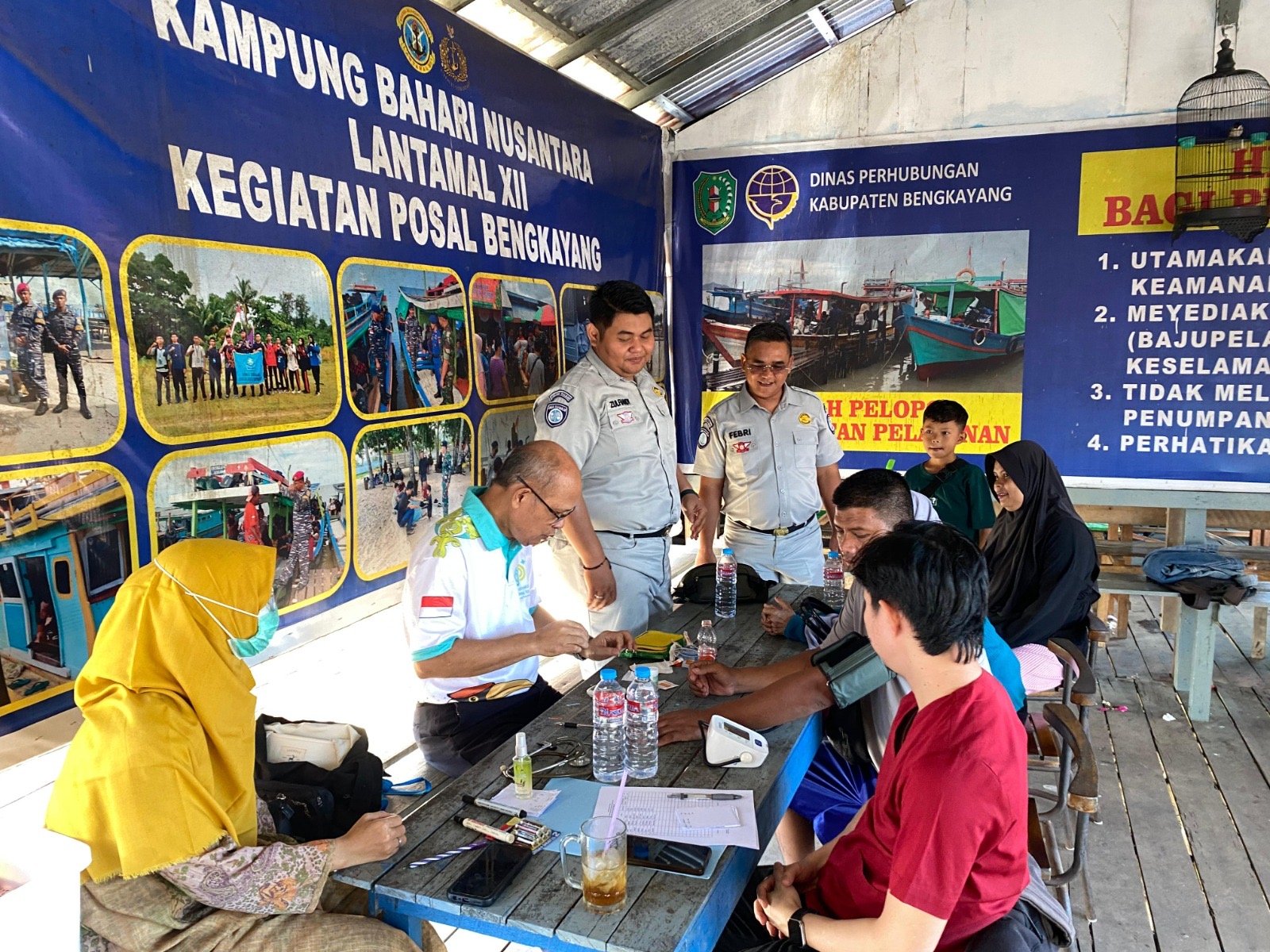 Jasa Raharja Singkawang Hadirkan Pelayanan Kesehatan Gratis bagi Masyarakat di Dermaga Penyeberangan Teluk Suak