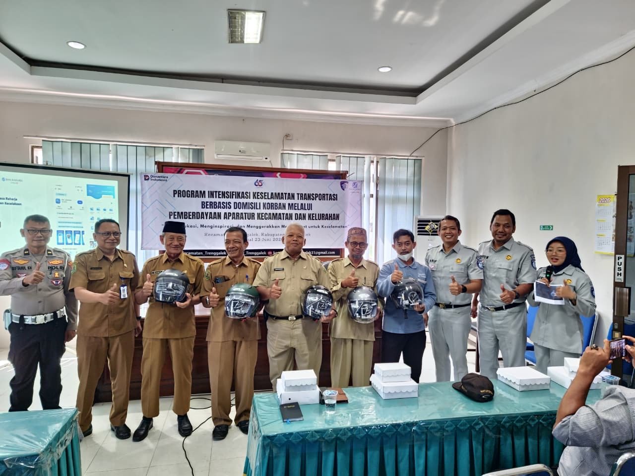 Tekan Angka Kecelakaan, Jasa Raharja Gelar Intensifikasi Keselamatan Berbasis Domisili di Kecamatan Trenggalek