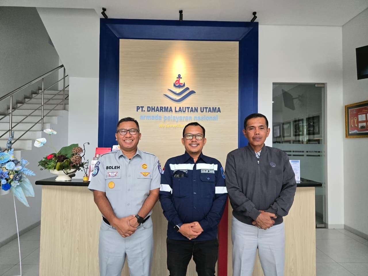 Sinergi Perlindungan Penumpang Kapal Laut, Kepala Jasa Raharja NTB Kunjungan Koordinasi ke GM PT. Dharma Lautan Utama