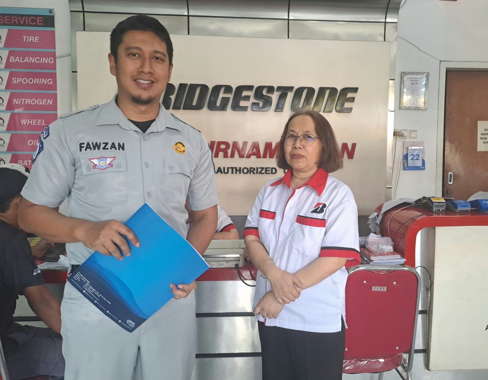 Giat SIGAP Instansi Jasa Raharja Malang Sambangi PT Purnama Ban