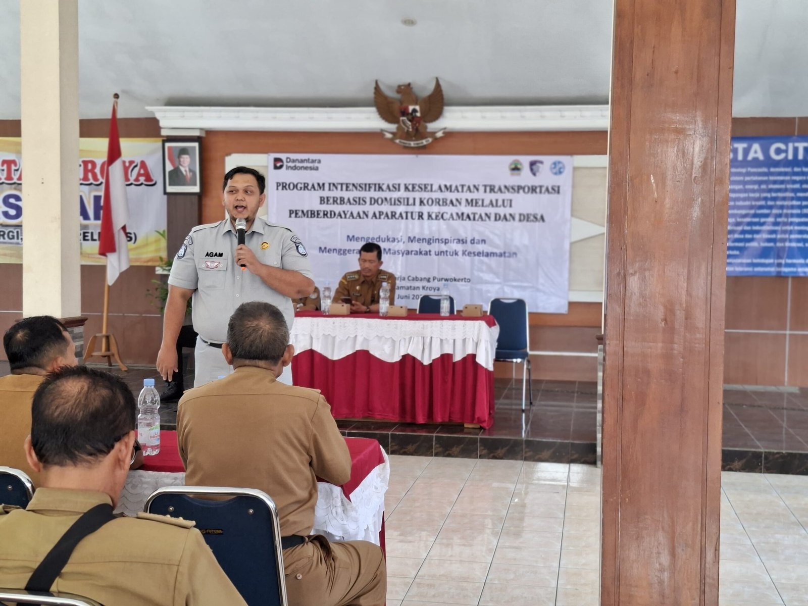 Bangun Kesadaran Keselamatan dari Tingkat Desa, Jasa Raharja Wangon Libatkan Perangkat Kecamatan dan Desa di Wilayah Kroya
