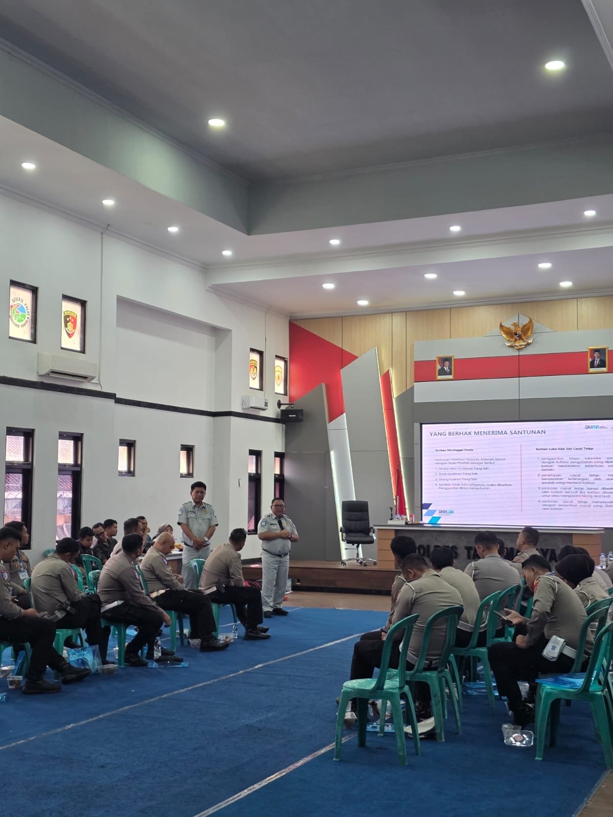 Jasa Raharja Tasikmalaya Hadiri Workshop Pertolongan Pertama Gawat Darurat (PPGD) yang Diselenggarakan Polres Tasikmalaya