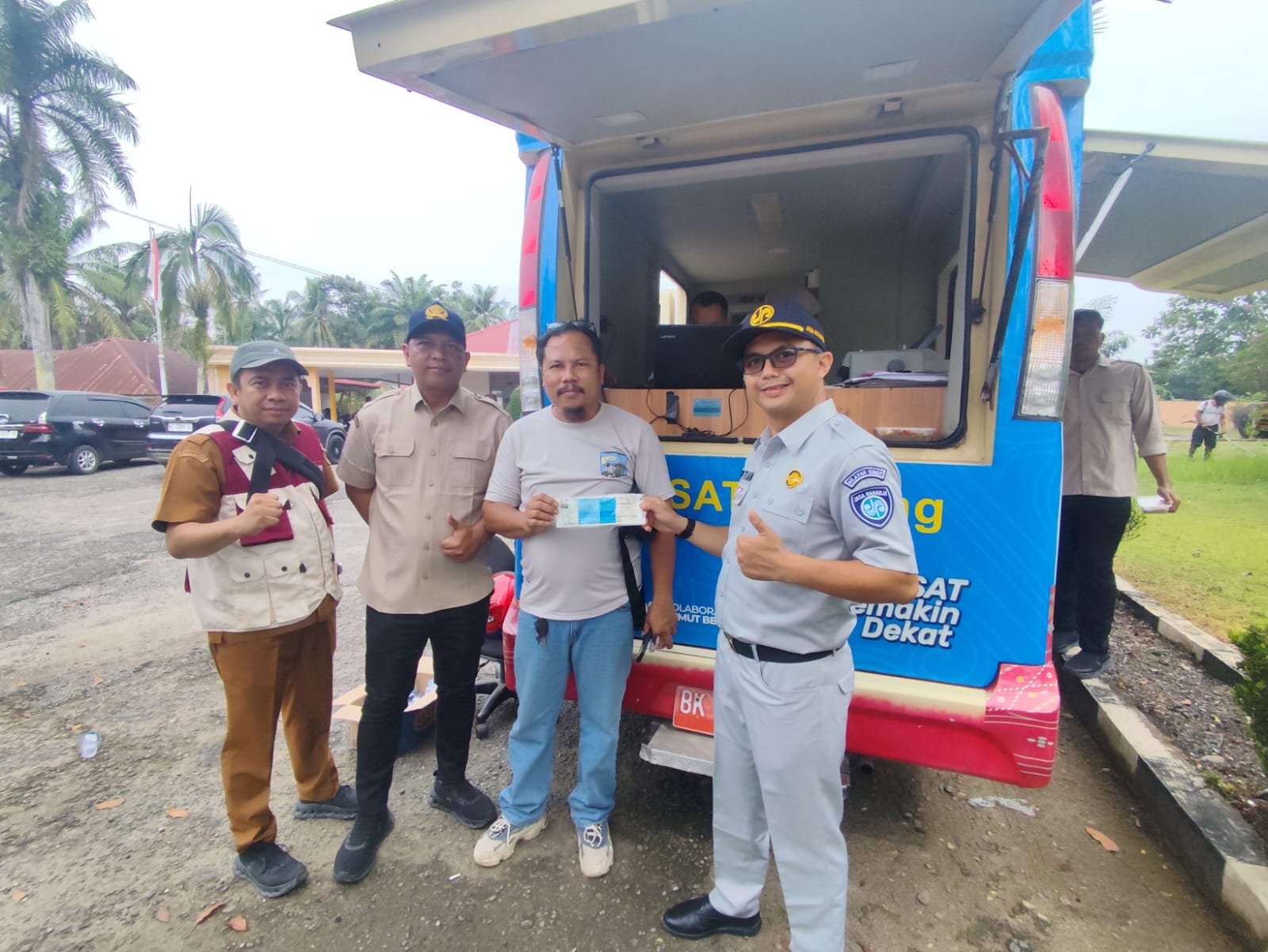 PT. Jasa Raharja Rantauprapat Laksanakan Operasi Sadar Pajak Kendaraan Kabupaten Labuhanbatu