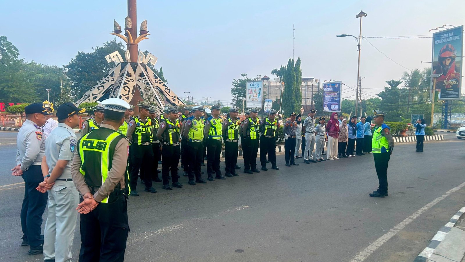 Razia Gabungan di Kotabumi, Sinergi Lintas Instansi Tingkatkan Kepatuhan Pajak dan Tertib Lalu Lintas