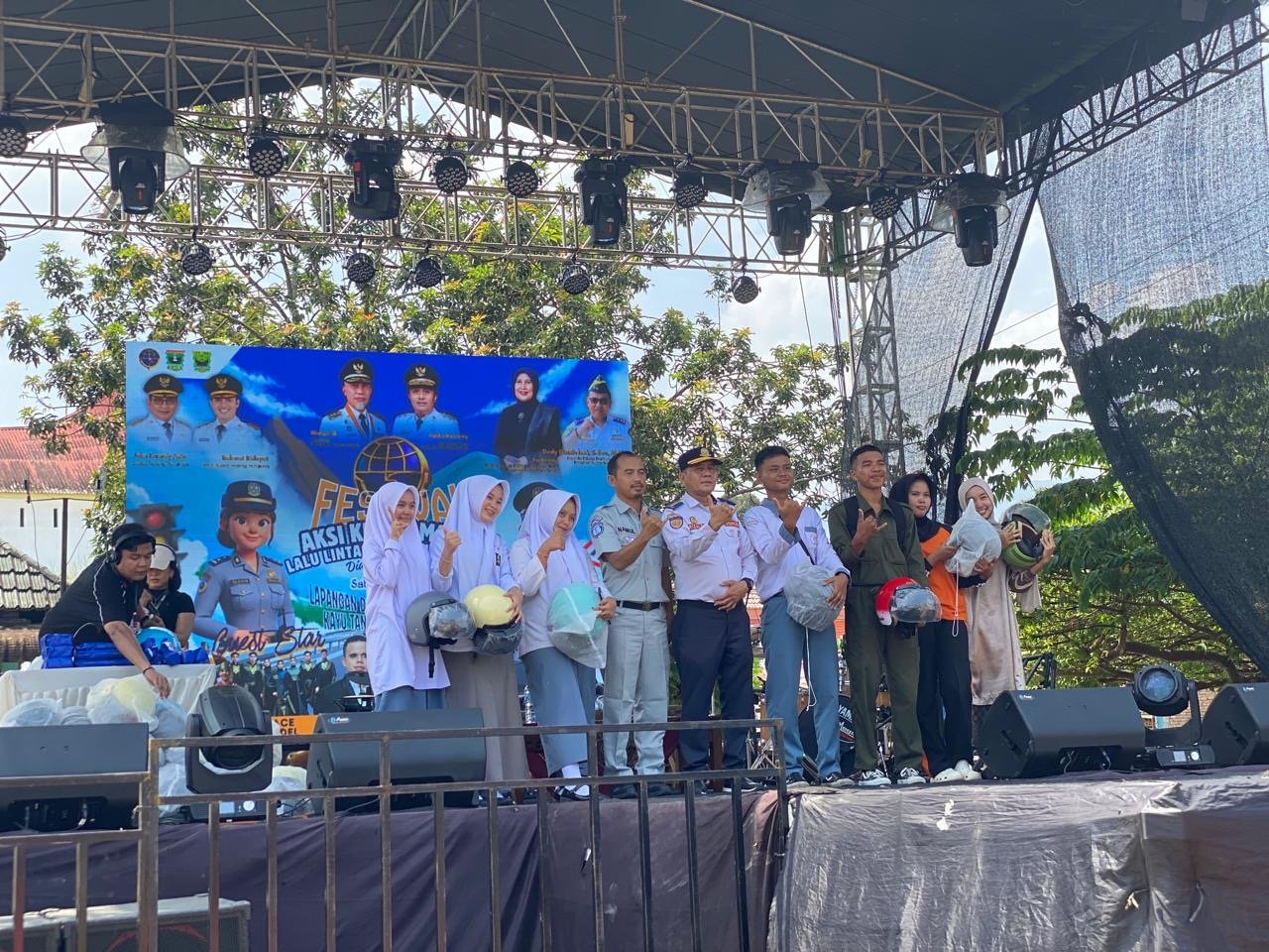 Jasa Raharja Sumbar Dukung Festival Aksi Keselamatan Lalu Lintas dan Angkutan Jalan di Kayu Tanam