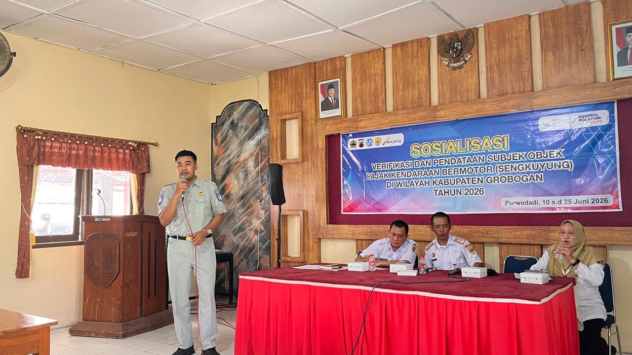 Akselerasi Pembangunan Daerah, Tim Pembina Samsat Purwodadi Gencarkan Sosialisasi Sengkuyung Mobile di Gabus