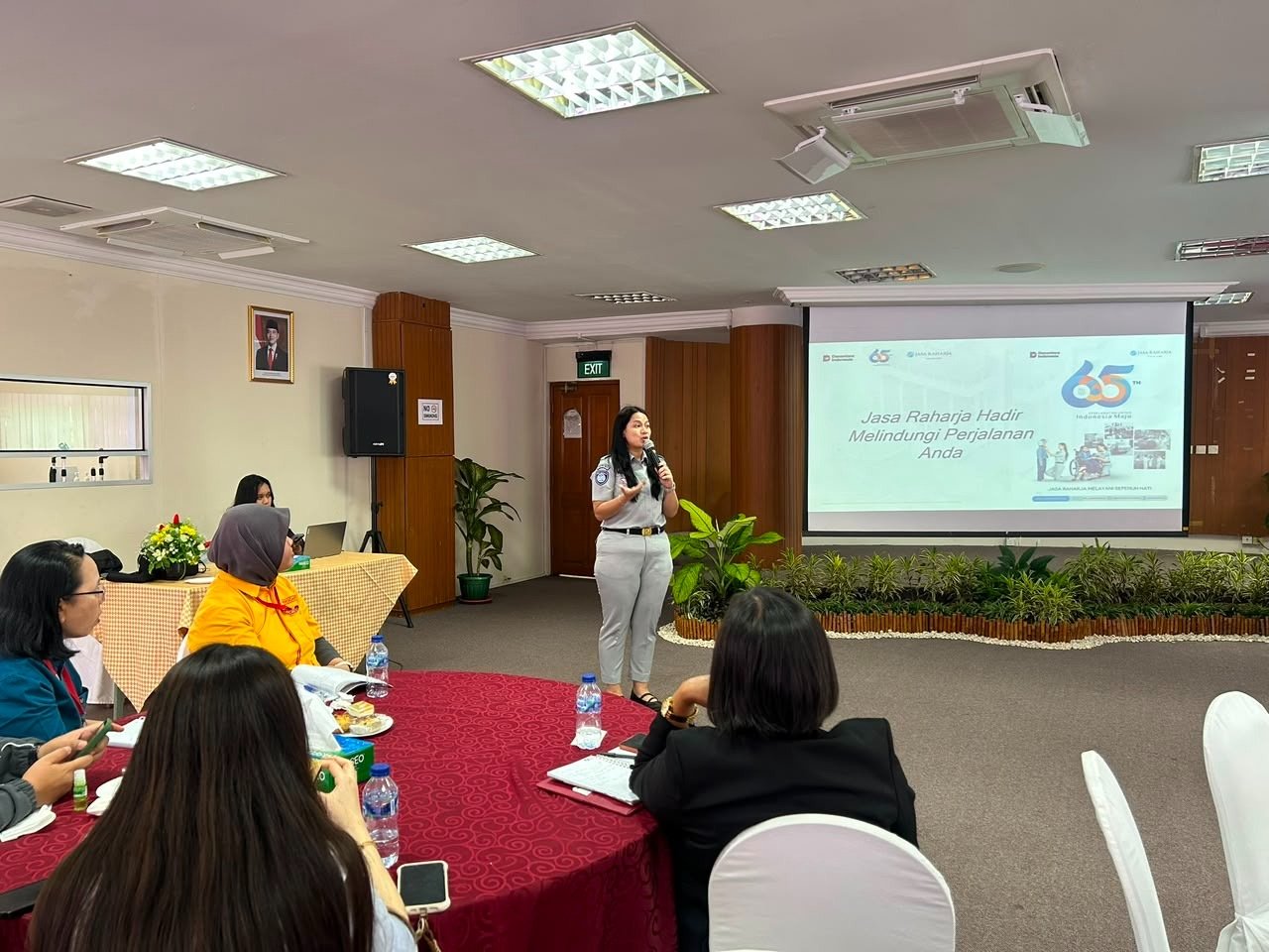 Jasa Raharja Kepri Dukung Kemudahan Pembayaran PKB melalui Samsat On The Spot di HR Forum Manager PT Tunaskarya Indoswasta