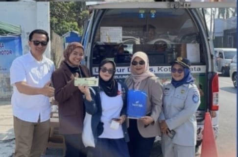 Ops Gabungan PT Jasa Raharja Cabang Tasikmalaya Bersama P3D Wilayah Kabupaten Garut Jaring 2.402 Kendaraan dan Berikan Apresiasi Kepada Wajib Pajak Taat