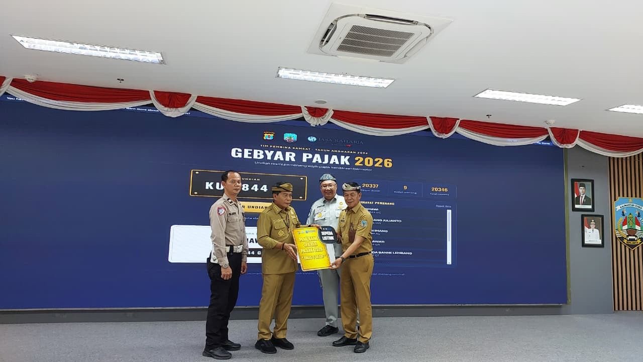 PT Jasa Raharja Cabang Tarakan dan Bapenda Kaltara Umumkan Pemenang Undian Gebyar Pajak Kendaraan Bermotor Tahun 2026