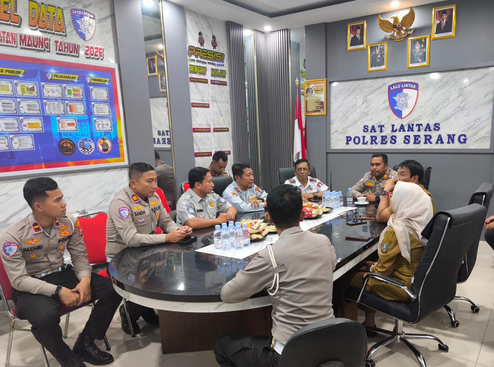 Jasa Raharja Wilayah Banten Hadiri Rapat Forum Keselamatan Lalu Lintas di Polres Serang Bahas Upaya Pencegahan Kecelakaan