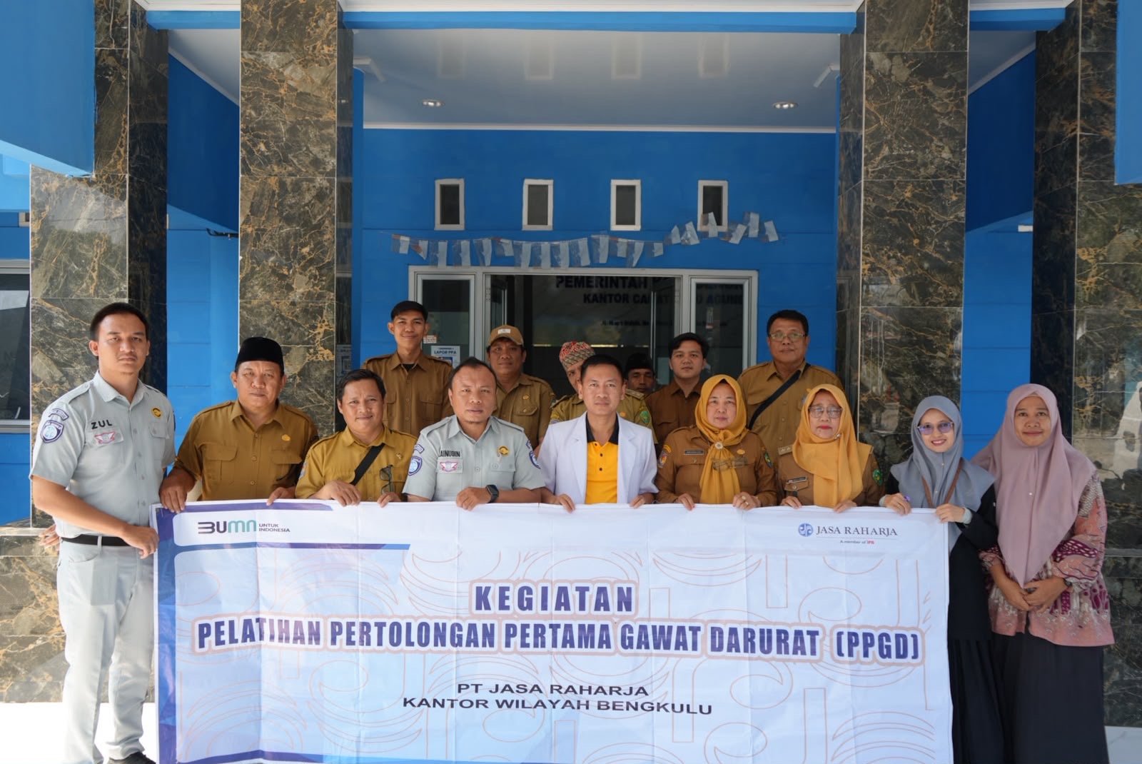 Jasa Raharja Bengkulu Gelar PPGD di Kecamatan Ratu Agung