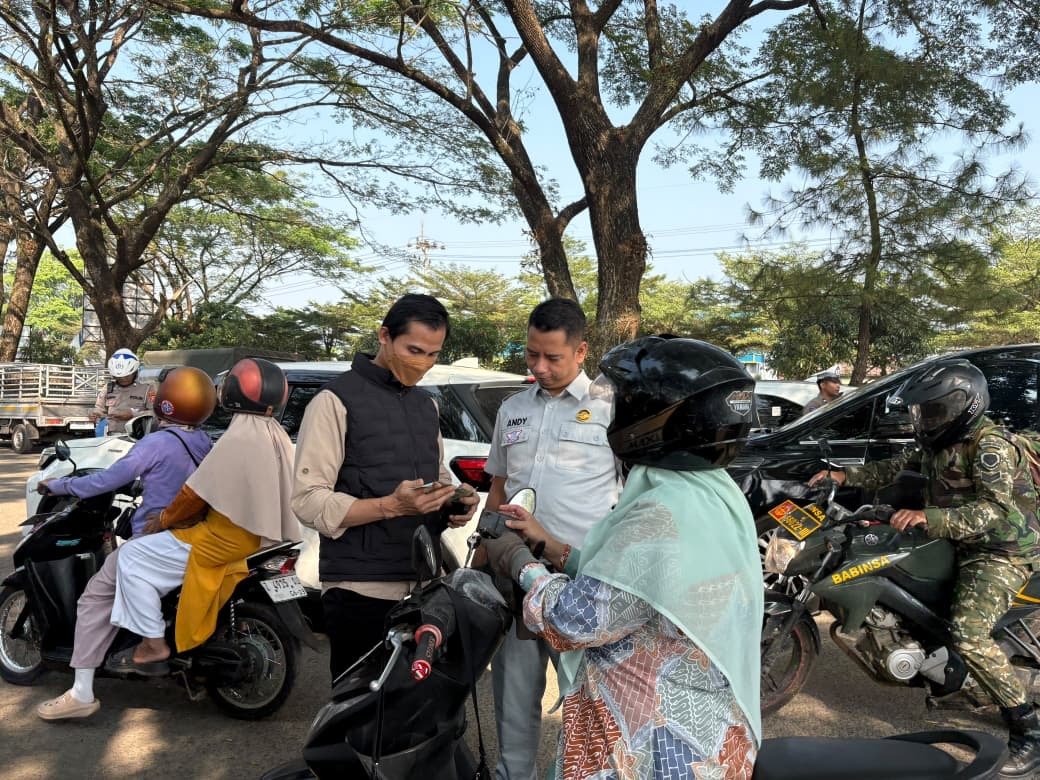 PT Jasa Raharja (Persero) Kanwil Utama Jawa Barat Bersama Tim Pembina Samsat Sumedang Gelar Operasi Gabungan di Pusat Pemerintahan Sumedang