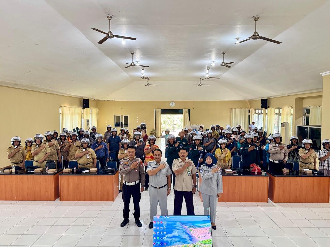 Jasa Raharja Gelar Intensifikasi Keselamatan Transportasi Berbasis Domisili Korban dan Sosialisasi Taat Pajak di Kecamatan Taman