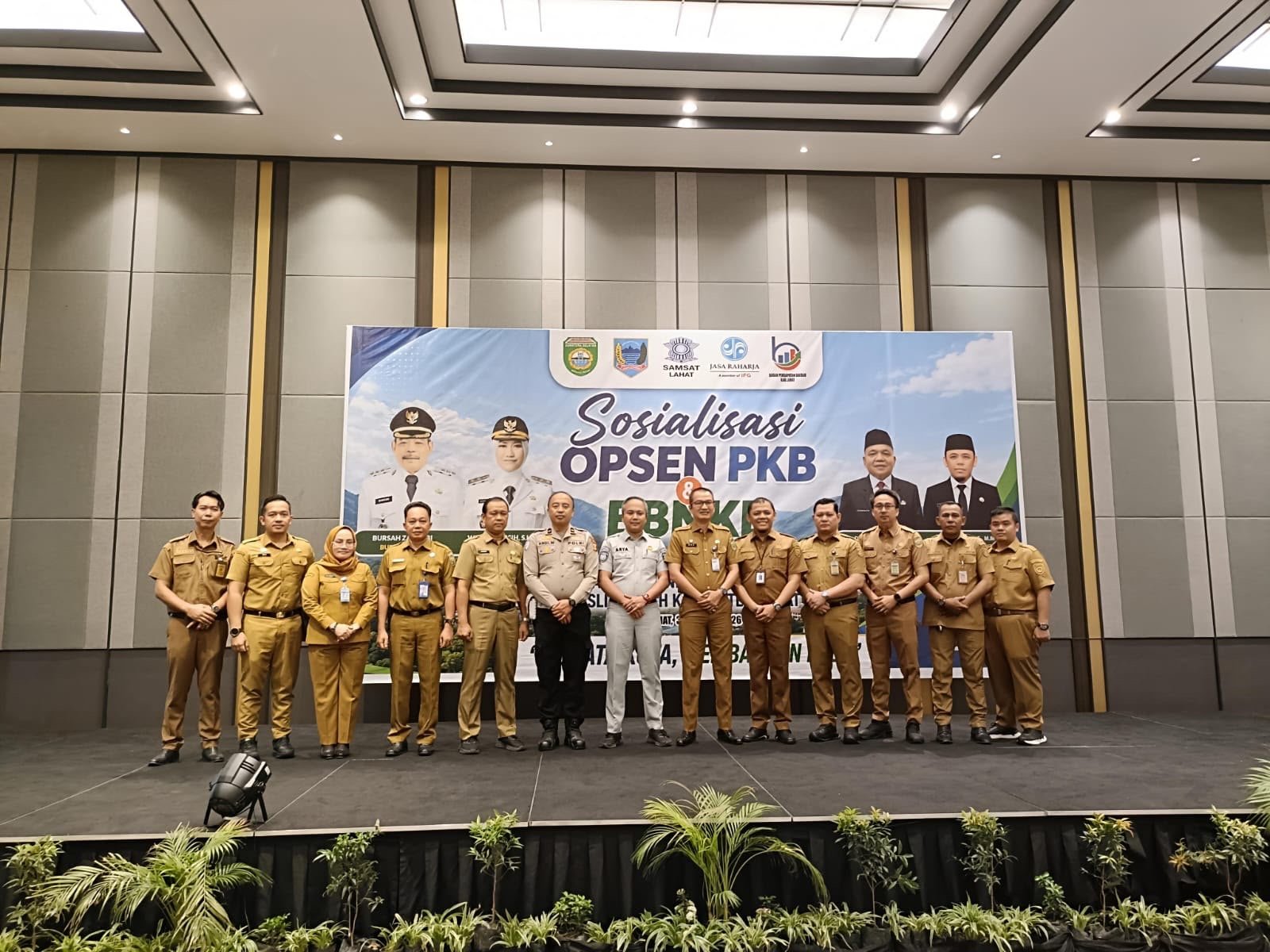 Kepala Jasa Raharja Cabang Lahat Jadi Narasumber Sosialisasi Opsen PKB dan BBNKB
