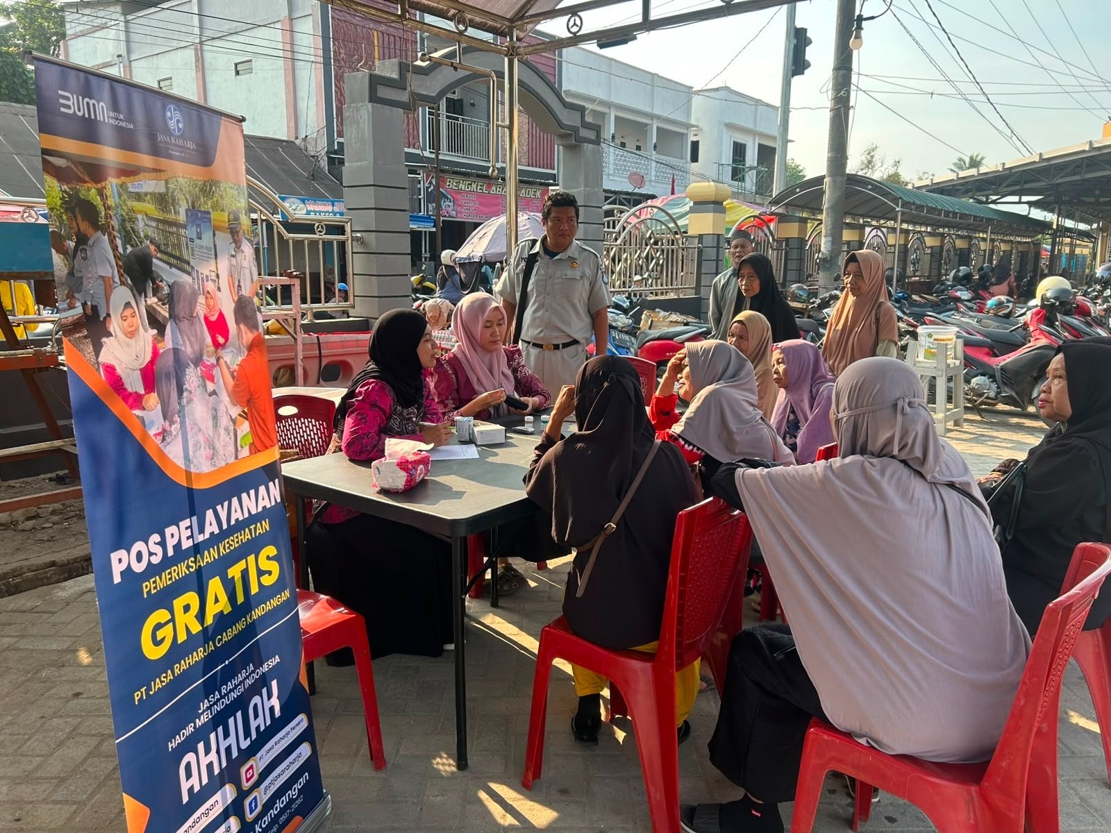 Hadir di Pengajian Masjid Al Amanah, Jasa Raharja Gelar Layanan Kesehatan Gratis Lewat Program MUKL