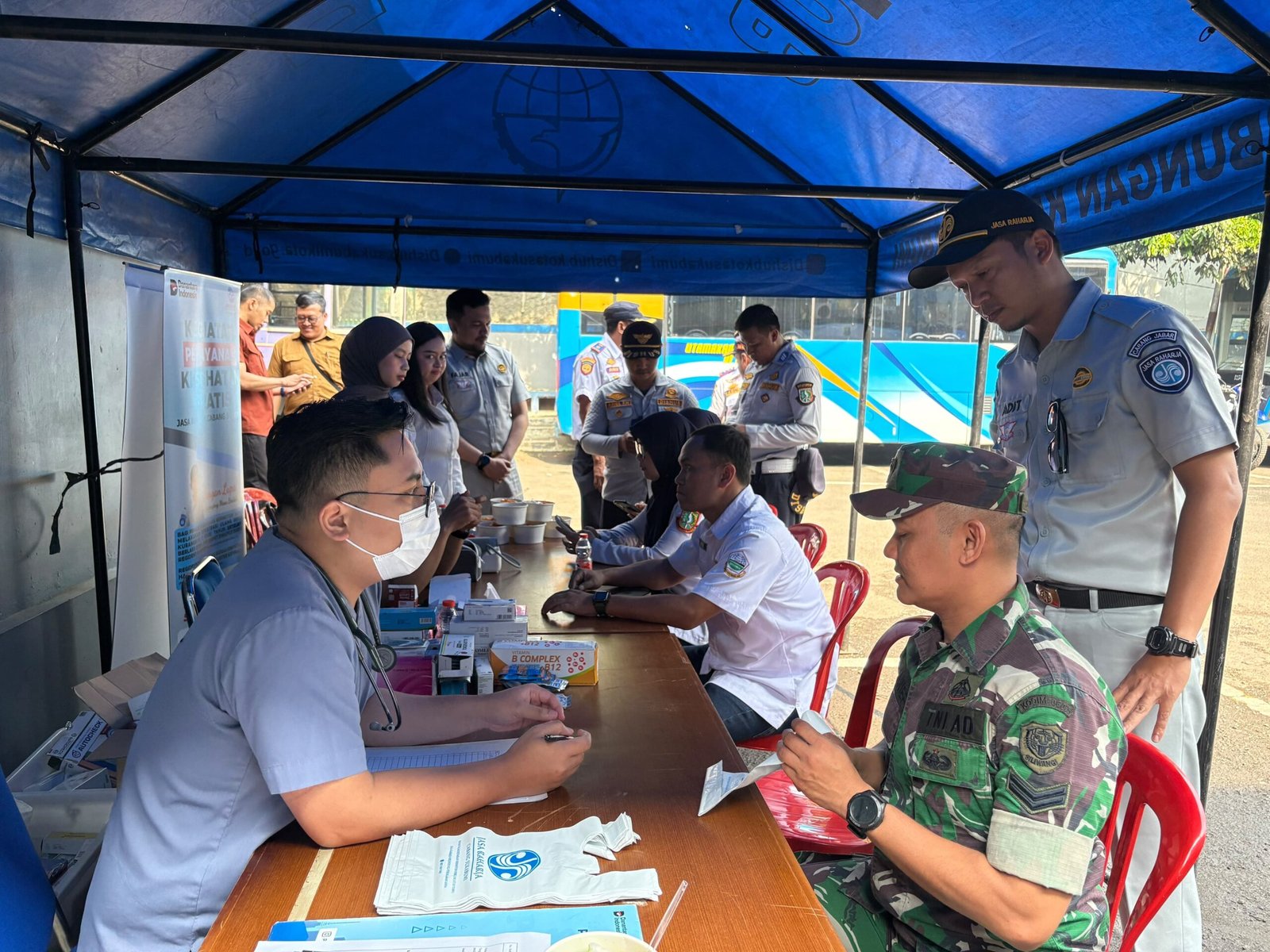 Jasa Raharja Sukabumi Turut Semarakkan Hari Perhubungan Nasional melalui MUKL dan PPGD