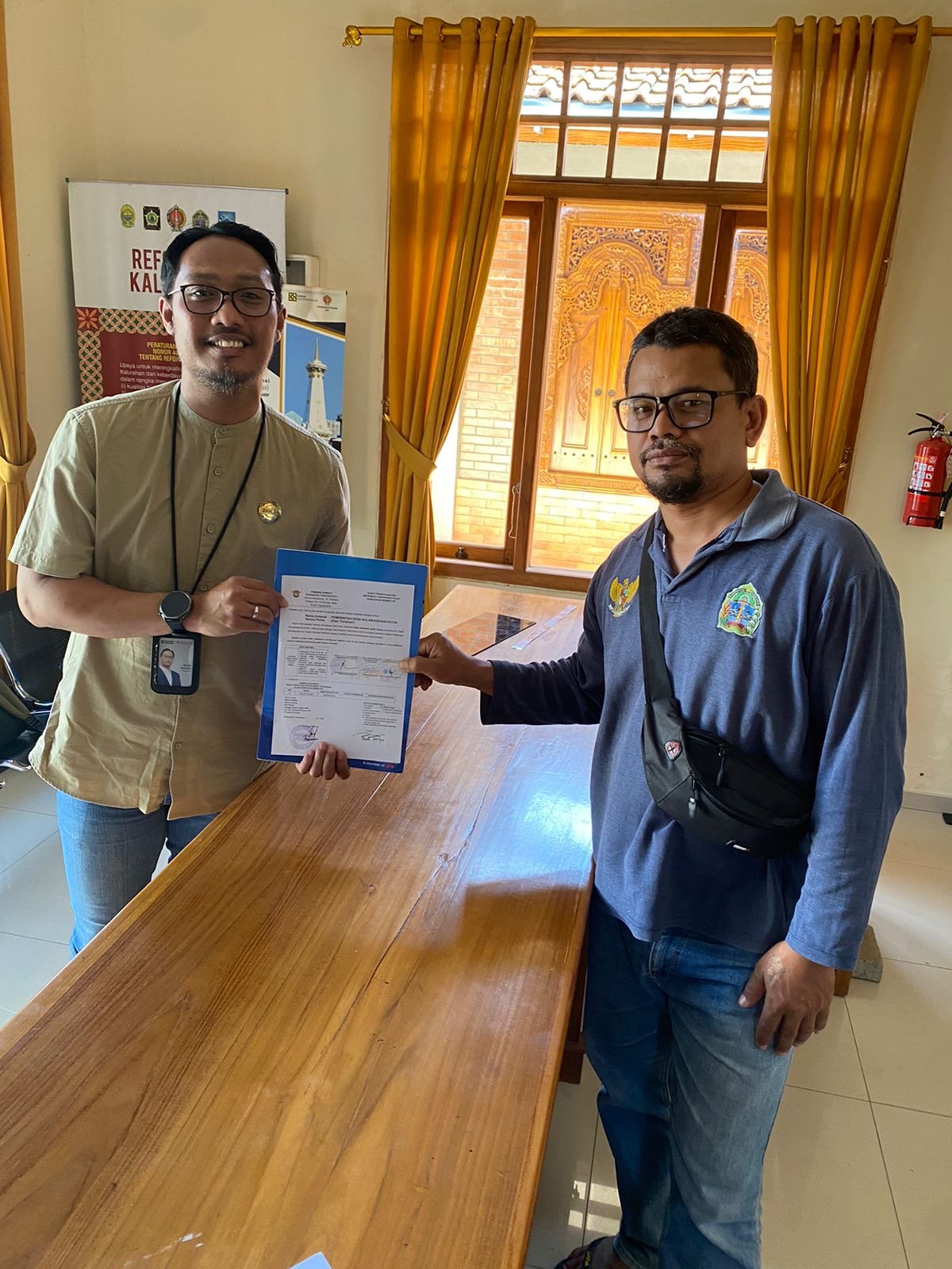 Jasa Raharja Perkuat Pendataan Kendaraan melalui SIGAP Instansi di Pemerintah Desa Nglanggeran