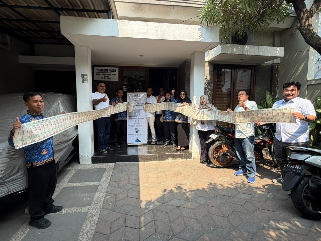 Hadir Lebih Dekat, Jasa Raharja dan Samsat Surabaya Timur Jemput Bola ke PT Kastilmas Persada
