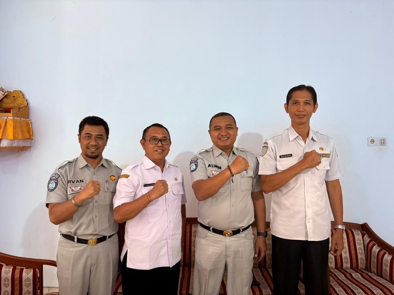 Menjaga Situasi Transportasi Tetap Kondusif, Jasa Raharja Sambangi Dishub Provinsi Bali