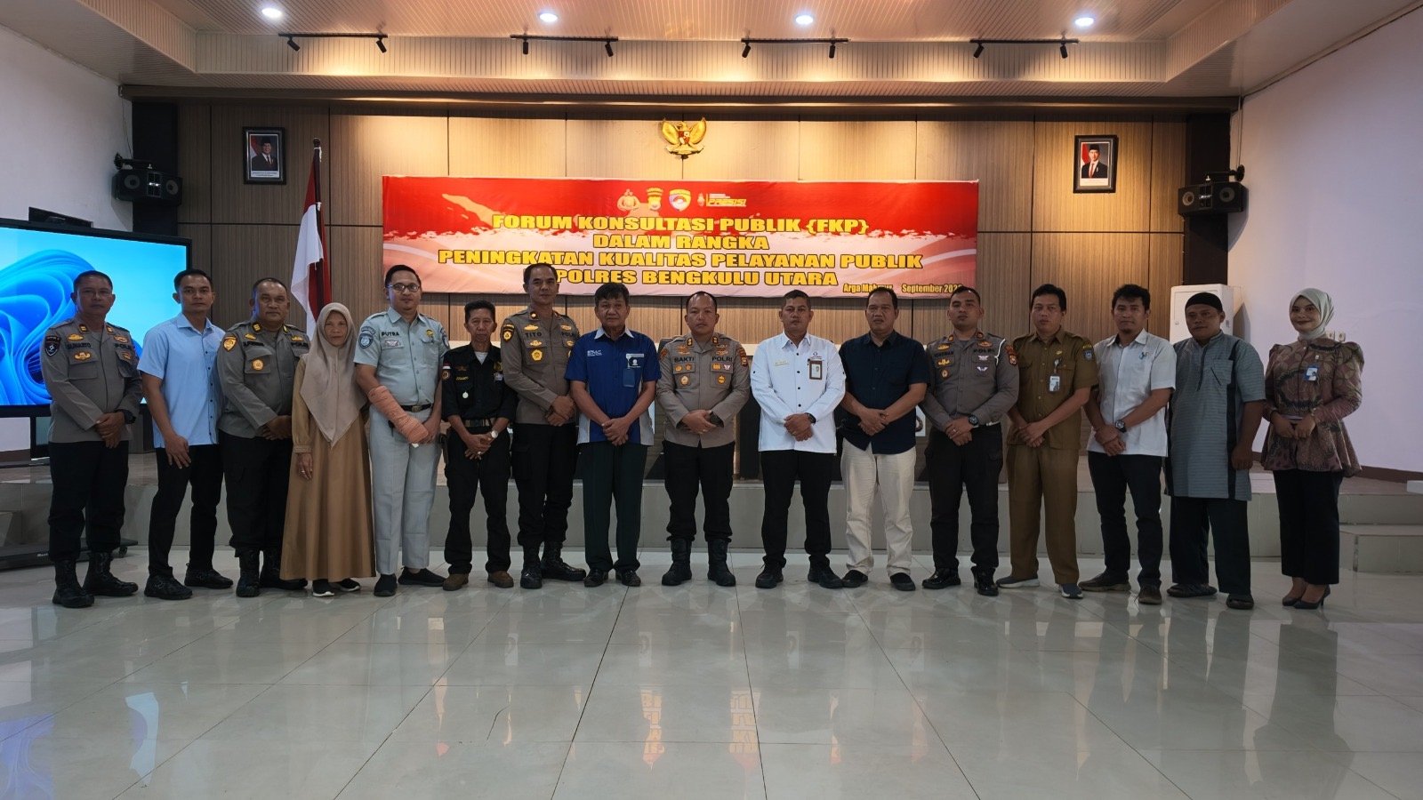 Jasa Raharja Bengkulu Utara Ikuti Forum Konsultasi Publik Polres Bengkulu Utara Tahun 2026