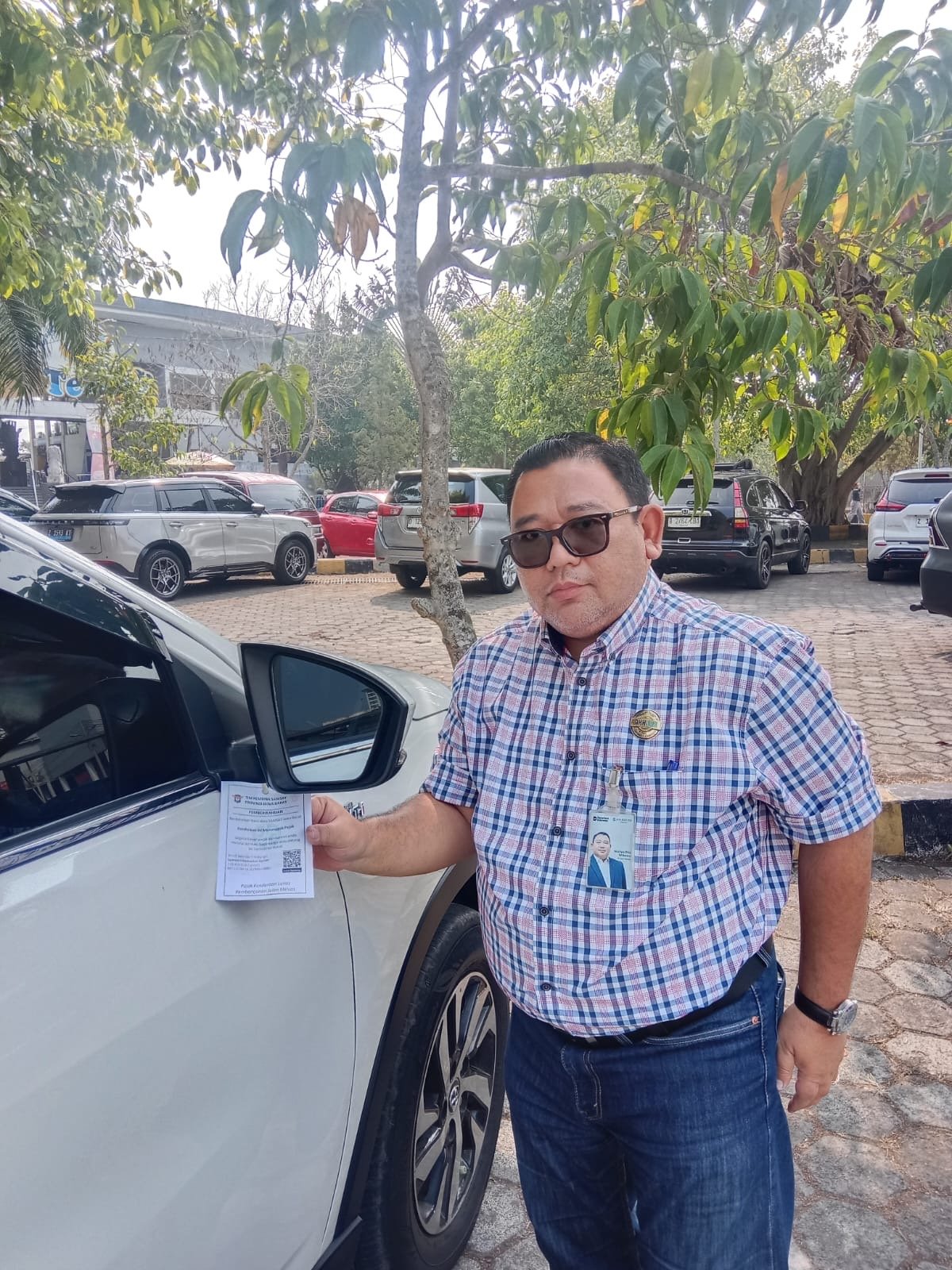 Jasa Raharja Tasikmalaya Lakukan Penelusuran Kendaraan Menunggak melalui Aplikasi Panah Pasopati di Mall Asia Plaza