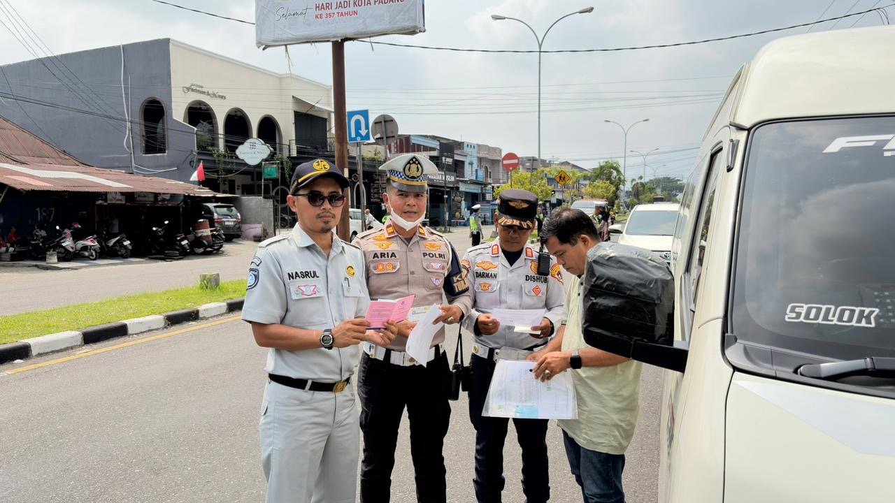 Operasi Gabungan, Jasa Raharja Sumbar Dorong Kepatuhan Pajak dan Keselamatan Berlalu Lintas