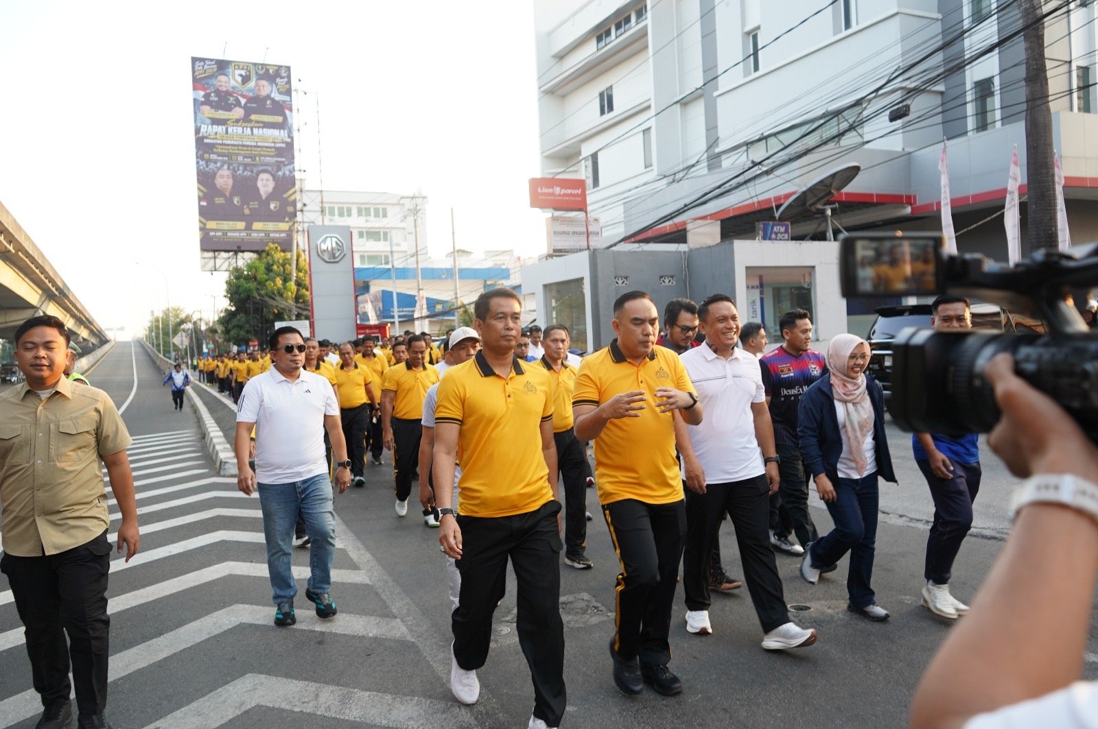 Jasa Raharja Sulsel Dukung Penuh Puncak Hari Lalu Lintas Bhayangkara ke-71 Lewat Sinergi Olahraga Bersama
