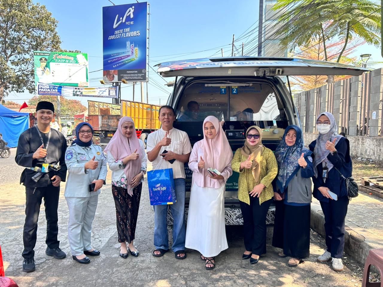 Samsat Rancaekek Gelar Operasi Gabungan di Thee Matic Majalaya